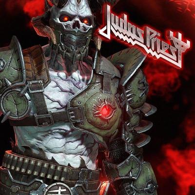 Беспечный демон: фанат DOOM Eternal создал обложки популярных рок-групп на основе скриншотов из игры