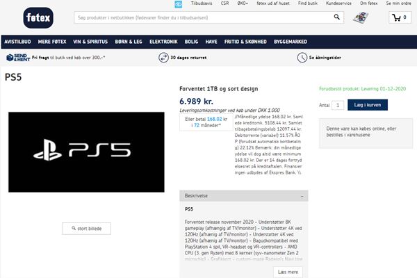 В интернет-магазинах Дании и Канады появились разные цены PlayStation 5