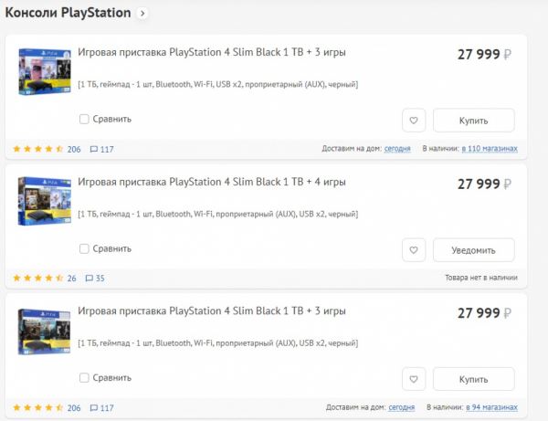 <br />
        В России дорожают консоли PS4 и PS4 Pro<br />
      